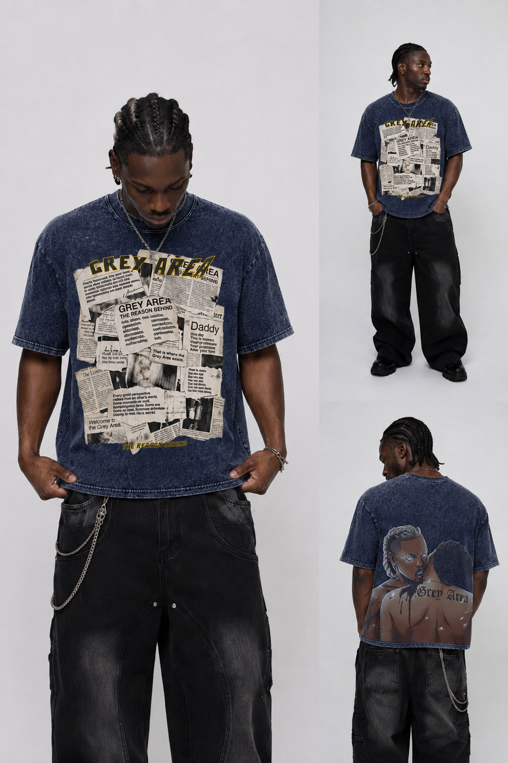 Grey Area T Shirt X 3XY