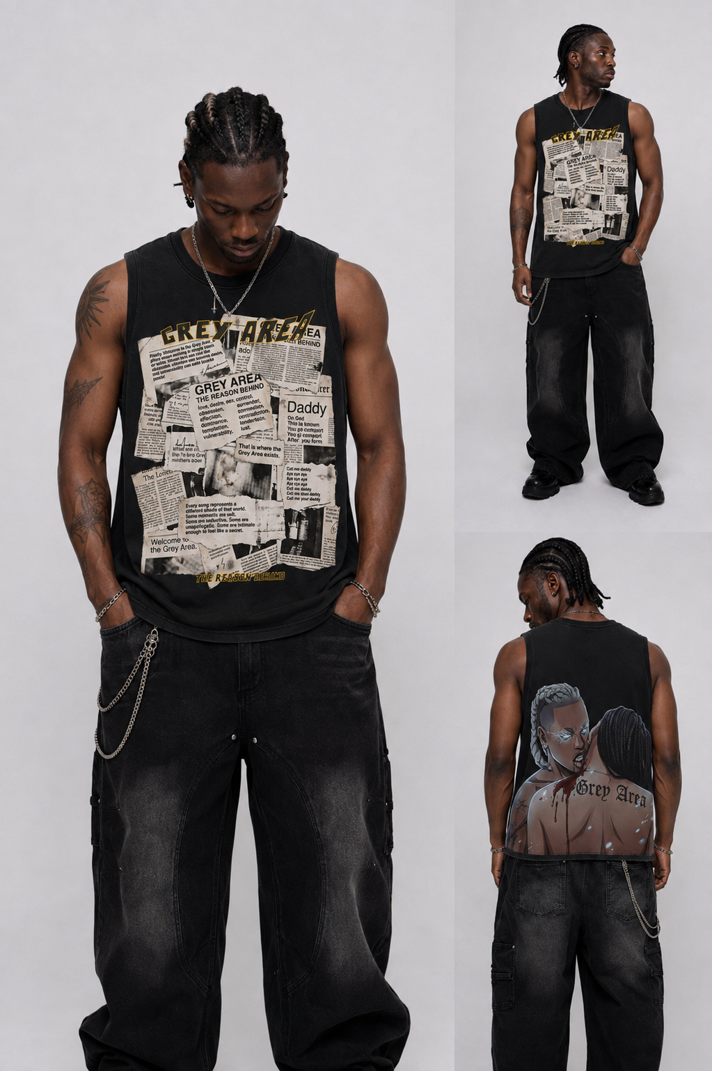 Grey Area Tank Top X 3XY
