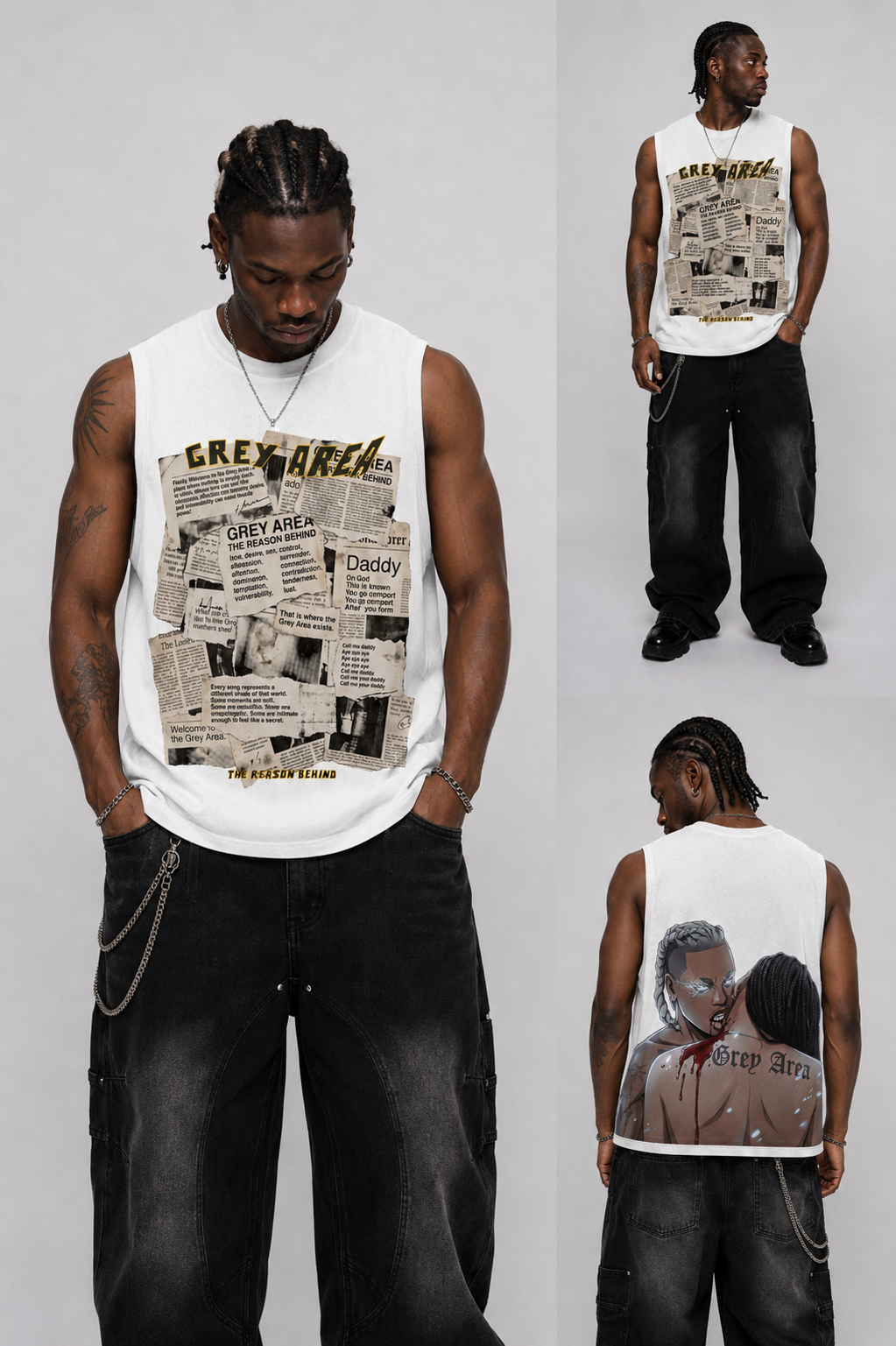 Grey Area Tank Top X 3XY